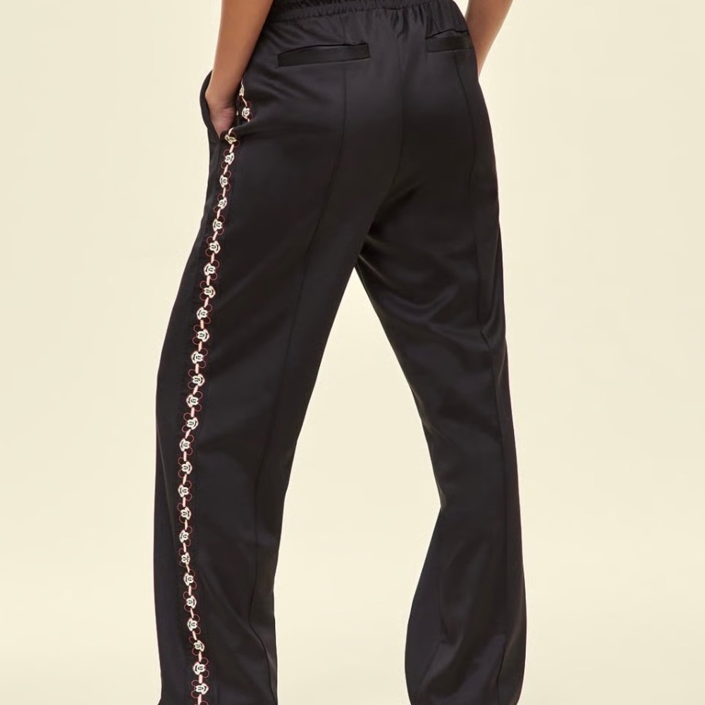 Disney Black Women's Mickey Mouse Track Pants Size L BRAND NEW